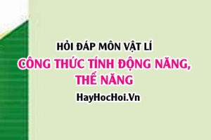 Công thức tính Động năng cực đại của con lắc - Hỏi đáp Vật lí
